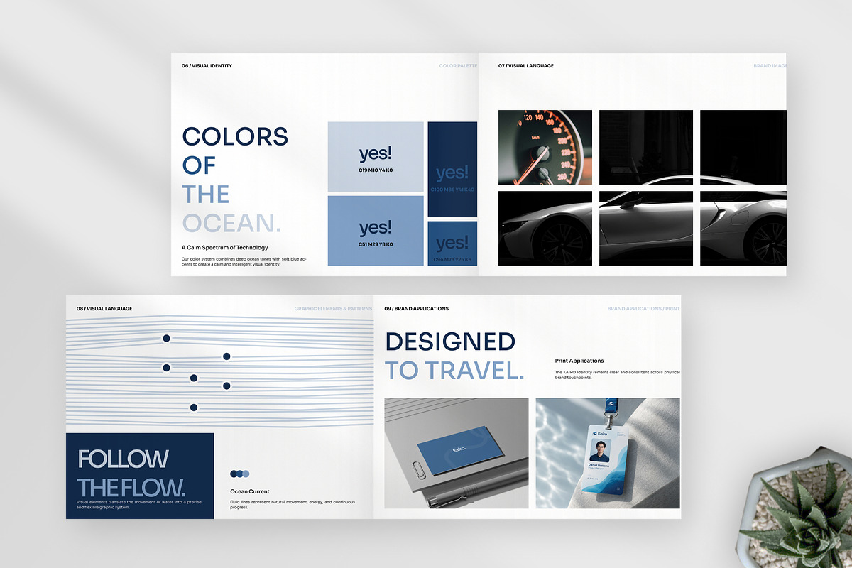 Kairo Futuristic EV Brand Guidelines, a Branding & Logo Template by trabaskriya (Photo 5 of 7)