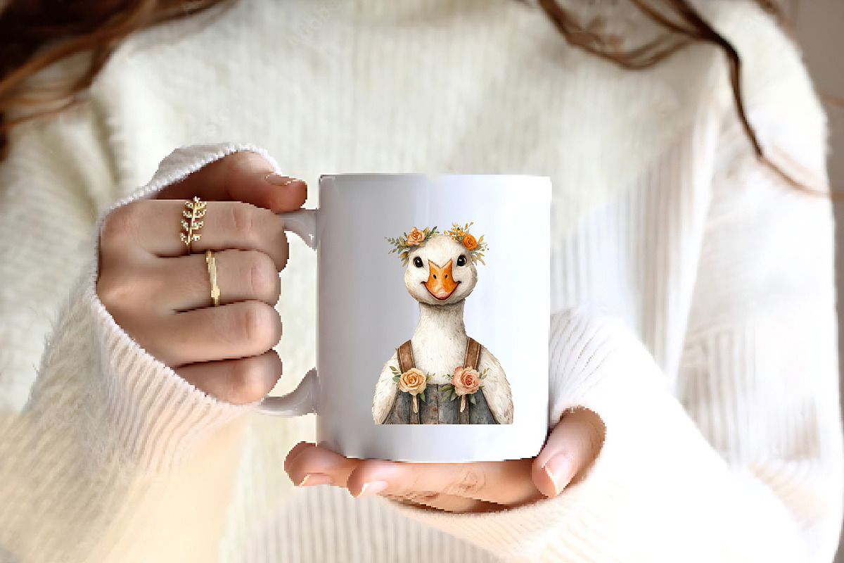 Wedding Goose Clipart, an Illustration by CreationArt (Photo 9 of 9)
