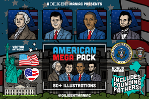 American President Mega Vector Pack