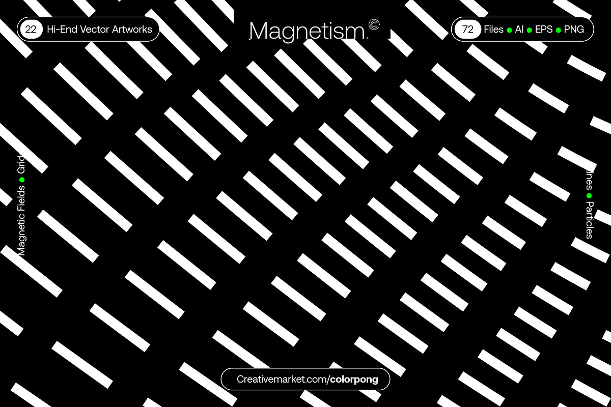 Magnetism - Vector Bundle, a Pattern Graphic by Colorpong (Photo 8 of 14)