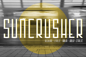 Suncrusher (4 Fonts)