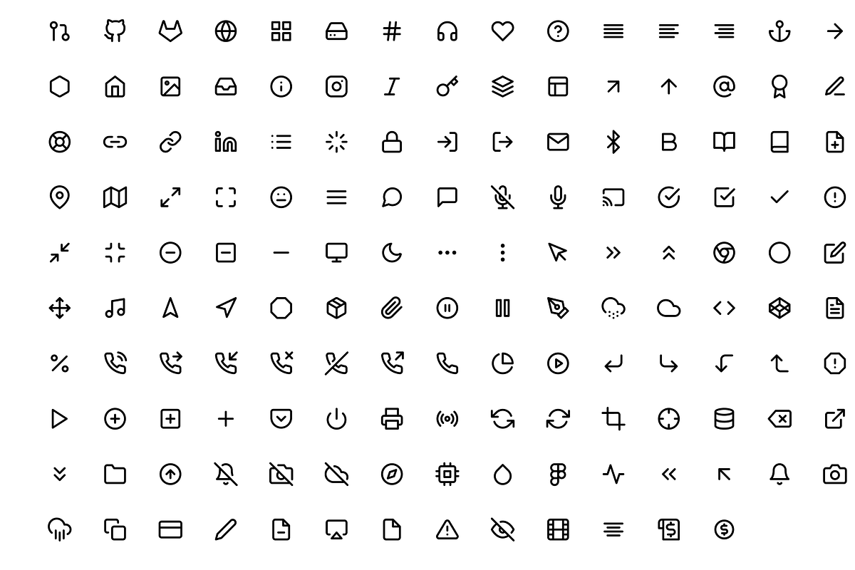 Icons Set 1000+, an Outline Icon by Oleksandr Filiuk (Photo 2 of 2)