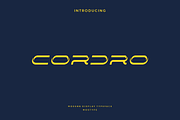 Cordro - Modern Display Typeface, a Font by Letterna (Thumbnail 1 of 4)