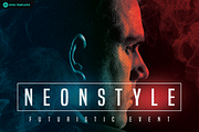 NEON STYLE Flyer Template, a Flyer Template by OVNI-TEMPLATES (Thumbnail 5 of 5)