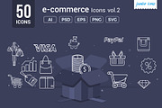 Commerce-Shopping Line Icons V2, an Outline Icon by Jumbo Icons (Thumbnail 1 of 5)