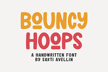 Bouncy Hoops - Handwritten Font