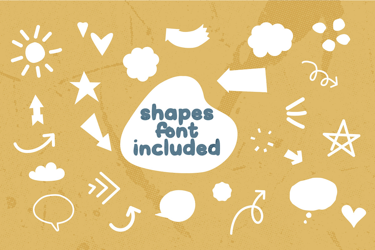 Plumpton Cute Bubbly Font Family, a Handwritten Font by Craft Graphic Type (Photo 6 of 10)