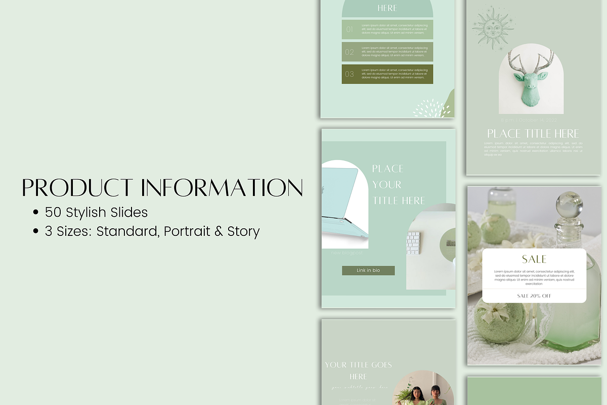 Instagram Templates BUNDLE, a Social Media Template by Templits (Photo 7 of 9)