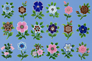 Blown Glass Flowers Collection, an Object Graphic by The Flossy Finch (Thumbnail 14 of 15)