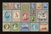 Vintage Postage Stamps Collection, an Object Graphic by pixelbuddha.net (Thumbnail 3 of 6)