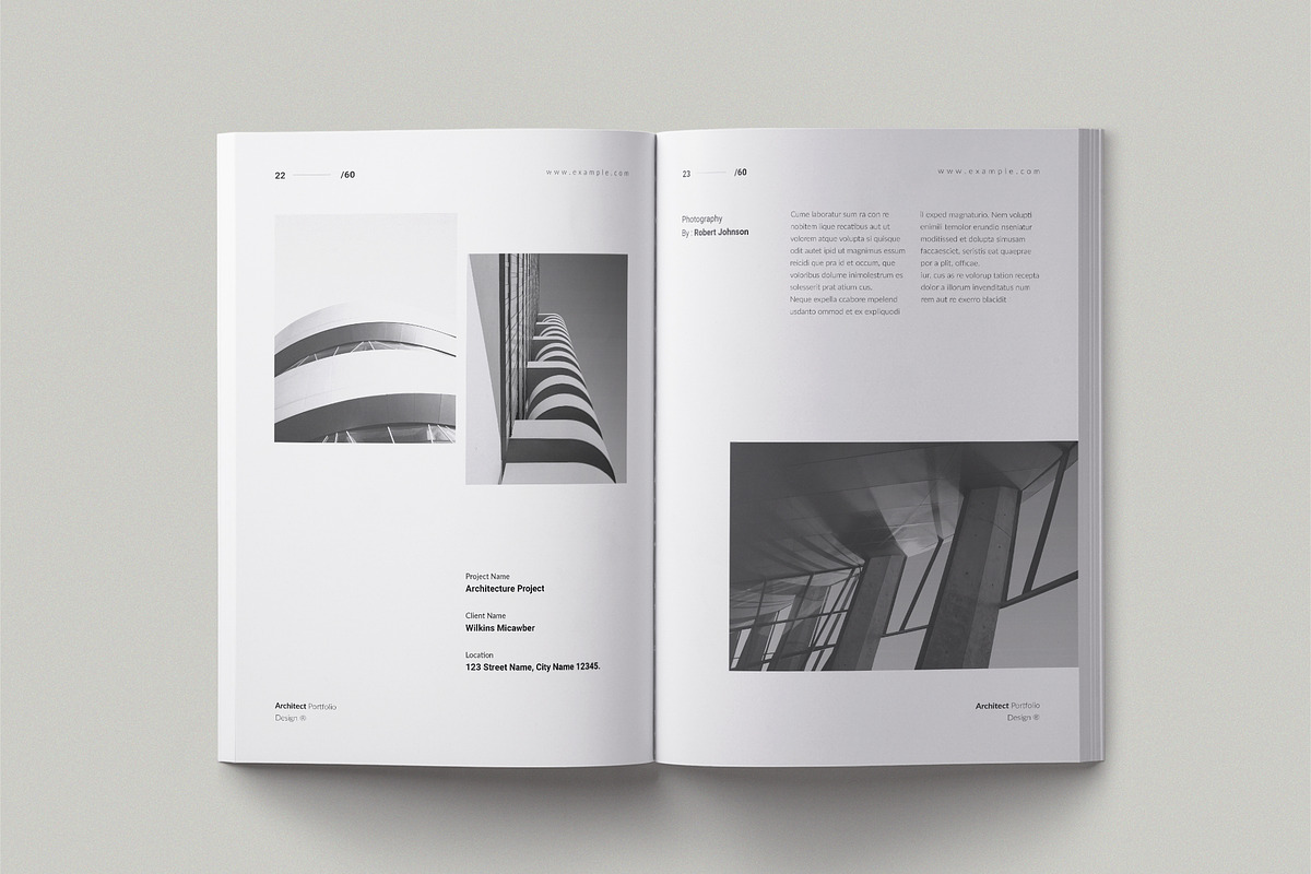 Architecture Portfolio Template, a Brochure Template by TemplateFolio-Shop (Photo 10 of 25)