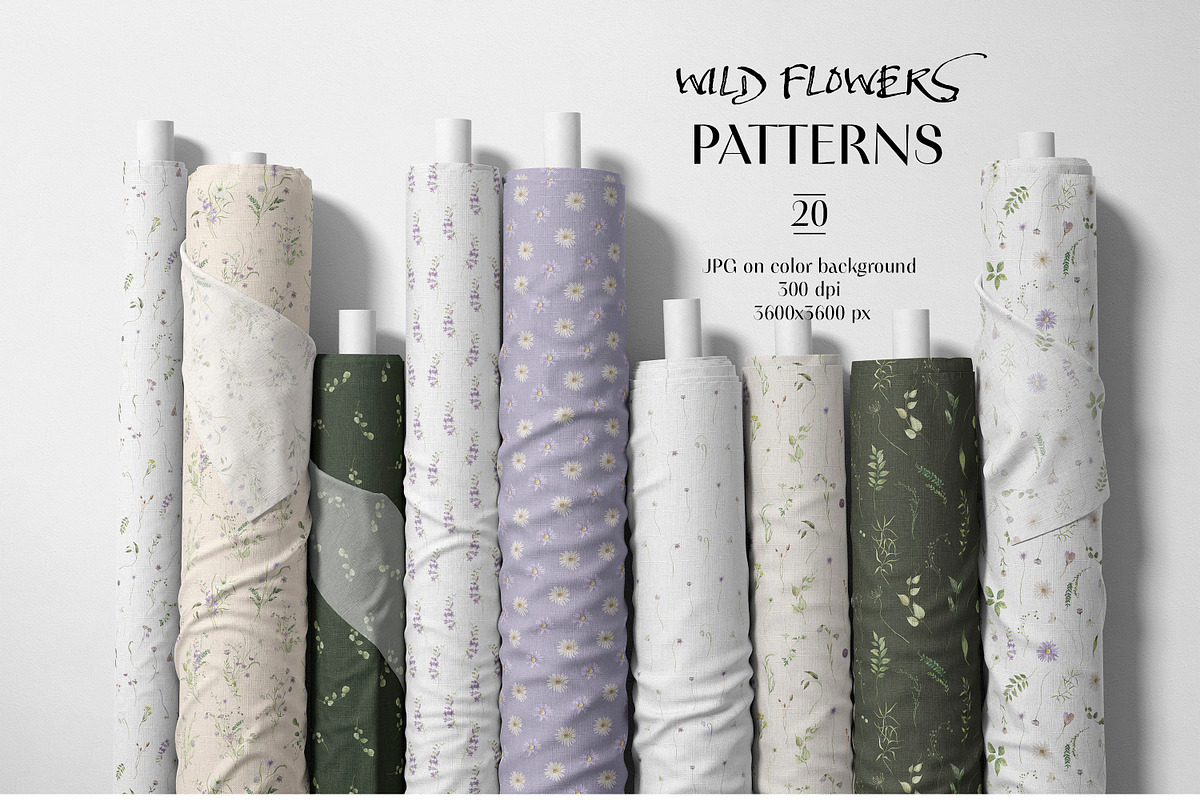 FIELD SYMPHONY- Flowers Collection, a Decorative Illustration by Les Frolova (Photo 17 of 18)