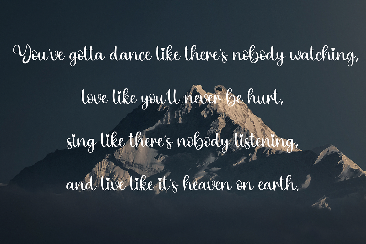 Again | Script Font, a Script Font by Scratchones (Photo 5 of 8)