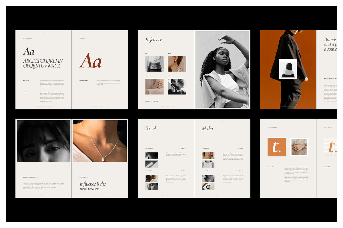 TWELVE Brand Book Guidelines, a Magazine Template by Arif Tri Ananta (Photo 3 of 14)