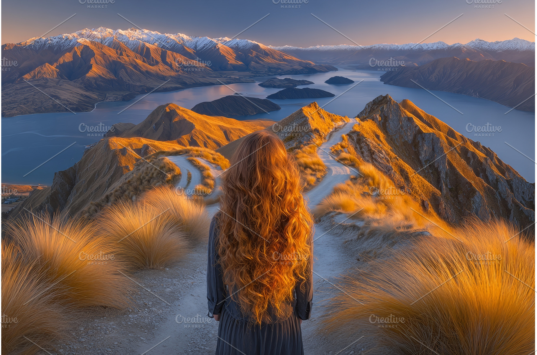 At Roys Peak, Lake Wanaka, New, a Nature Photo by ZinetroN