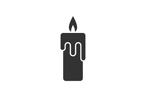 Candle Burning Icon