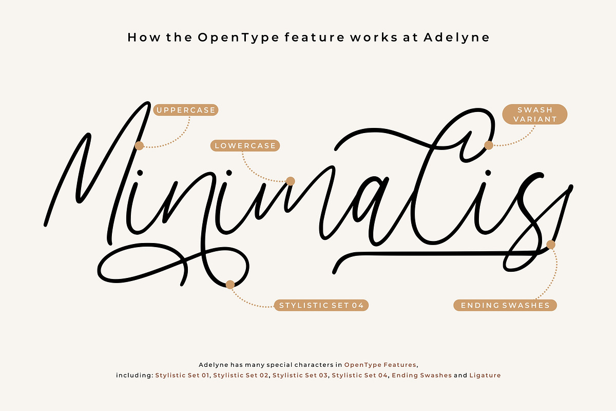Adelyne - Modern Handlettering preview 6
