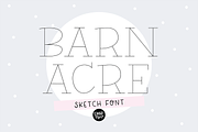 BARN ACRE SKETCH FONT, a Serif Font by Blush Font Co. (Thumbnail 1 of 7)
