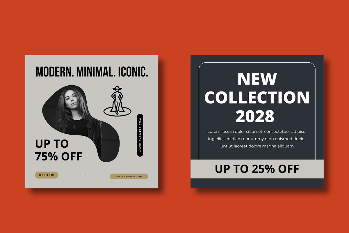 Fashion Sale Social Media Post, a Social Media Template by MightyDesign (Photo 4 of 8)