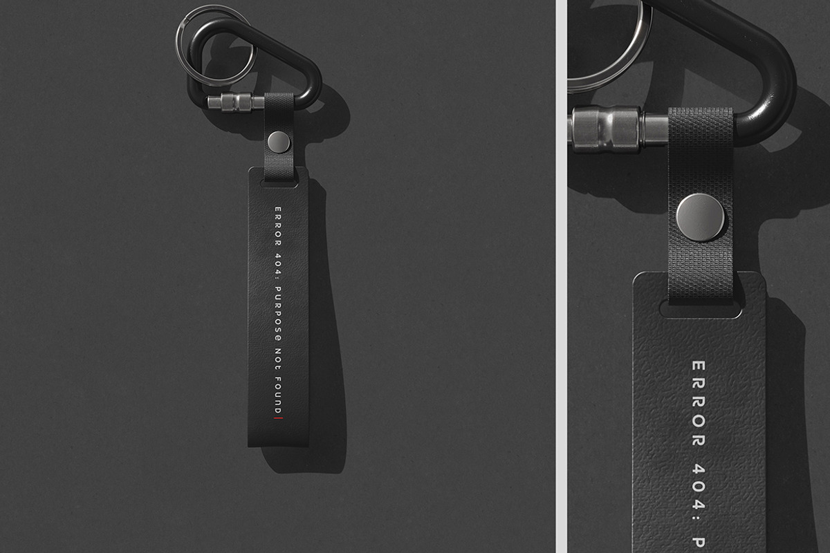 Keyring with Carabiner Mockup, an Advertising Mockup by SD Mockup (Photo 2 of 3)