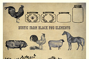 Rustic Farm Easy Badge & Label Maker, an Animal Illustration by Le Paper Cafe (Thumbnail 5 of 7)