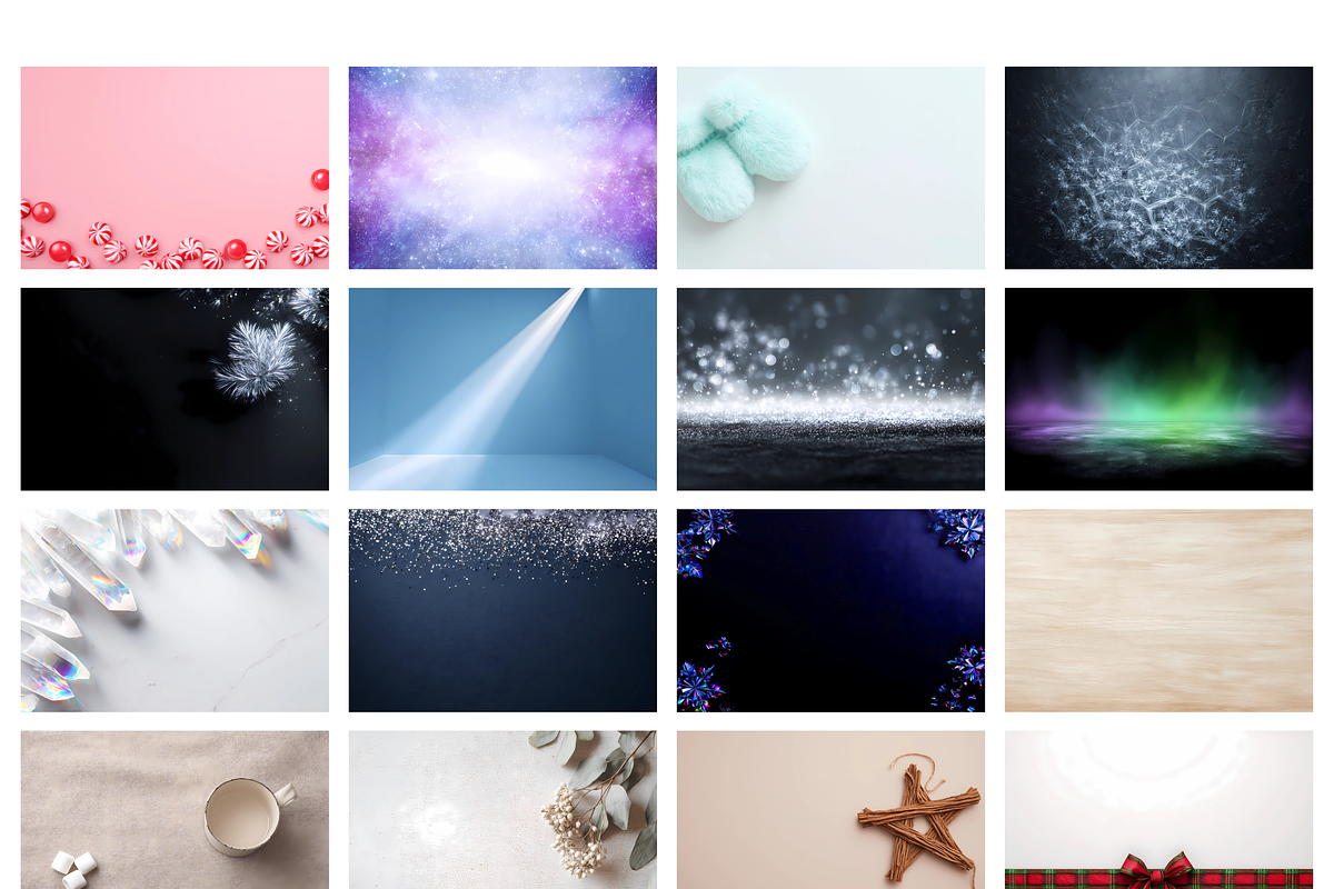 75 Winter Flat Lay Background, a Merchandise Mockup by LA Design (Photo 2 of 10)