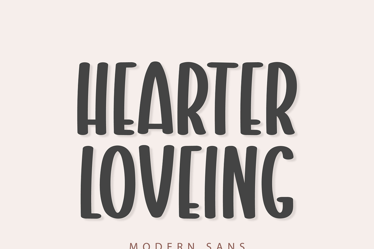Modern Whimsical, a Sans Serif Font by Mini_World (Photo 2 of 8)