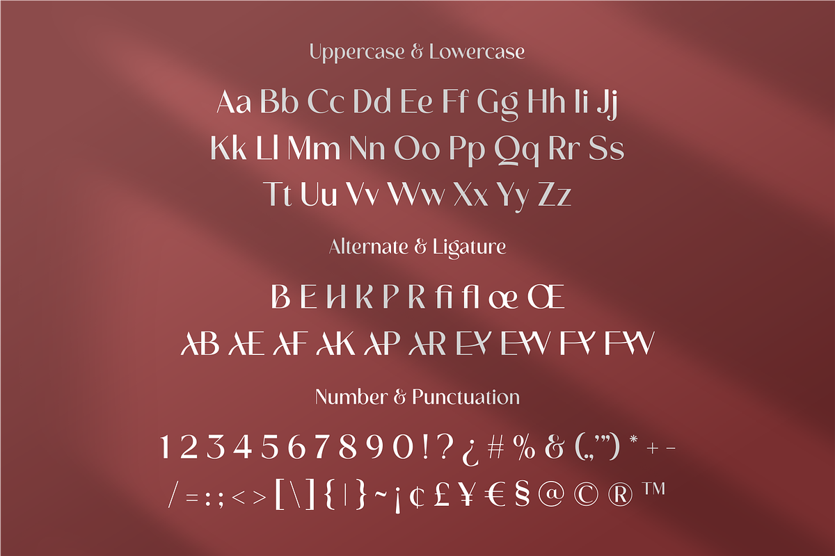 Gabriel Sarikaya - Unique Typeface, a Sans Serif Font by Artchitype Studio (Photo 11 of 14)