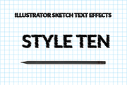 Illustrator Sketch Text Effects, a Layer Style Add-On by Carlos Fernando (Thumbnail 15 of 15)