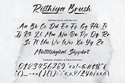Risthiya Brush, a Handwritten Font by Gatype (Thumbnail 4 of 6)