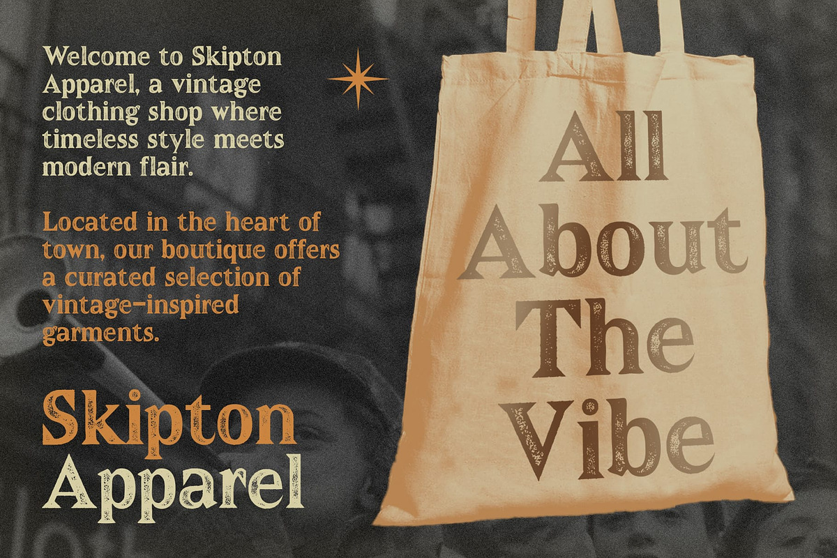 Gerfard Vintage, a Serif Font by Craft Supply Co. (Photo 8 of 8)