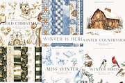 Winter & Christmas Mega Bundle 2000+, a Seasonal Illustration by PeDe Designs (Thumbnail 5 of 18)