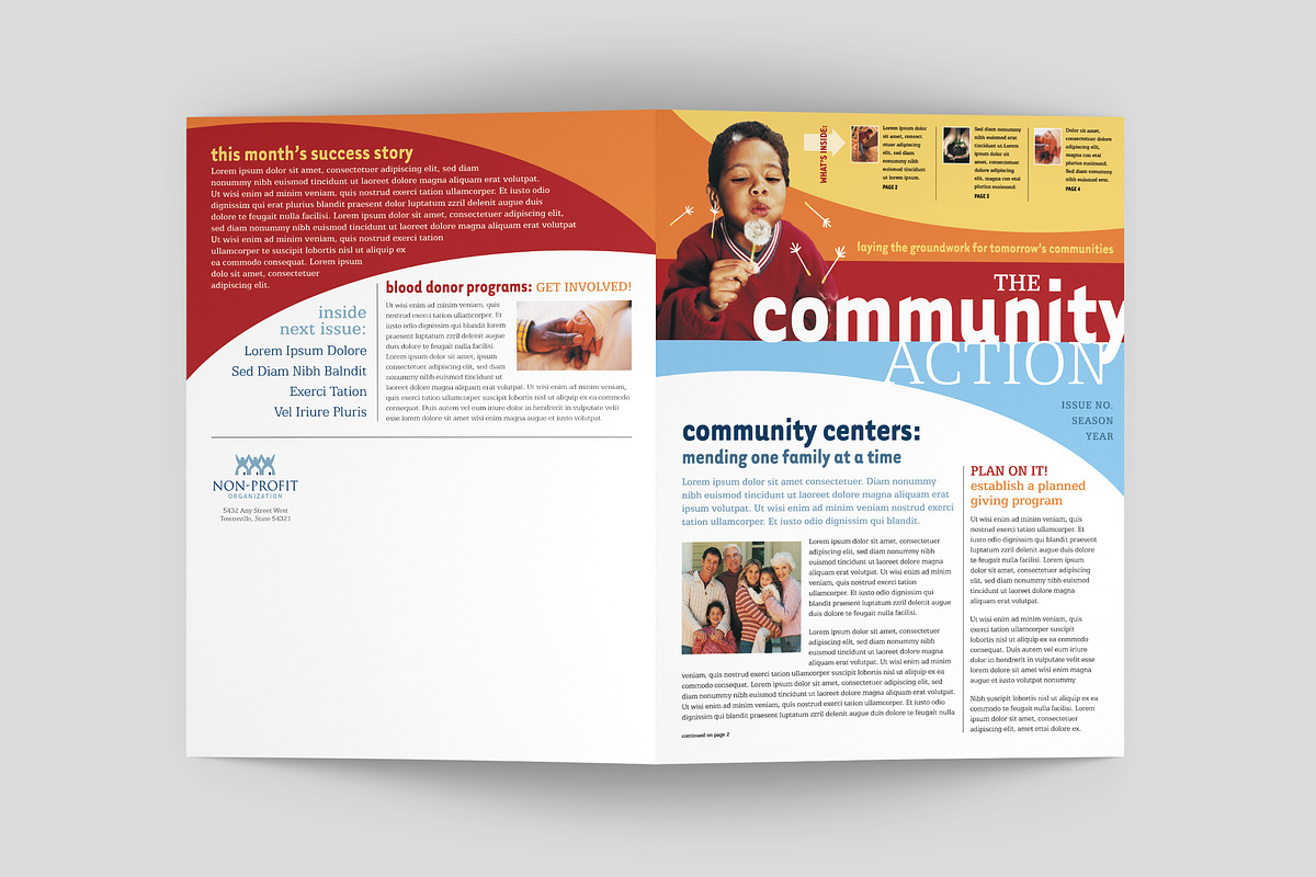 Community Nonprofit Newsletter, a Magazine Template by StockLayouts (Photo 3 of 4)