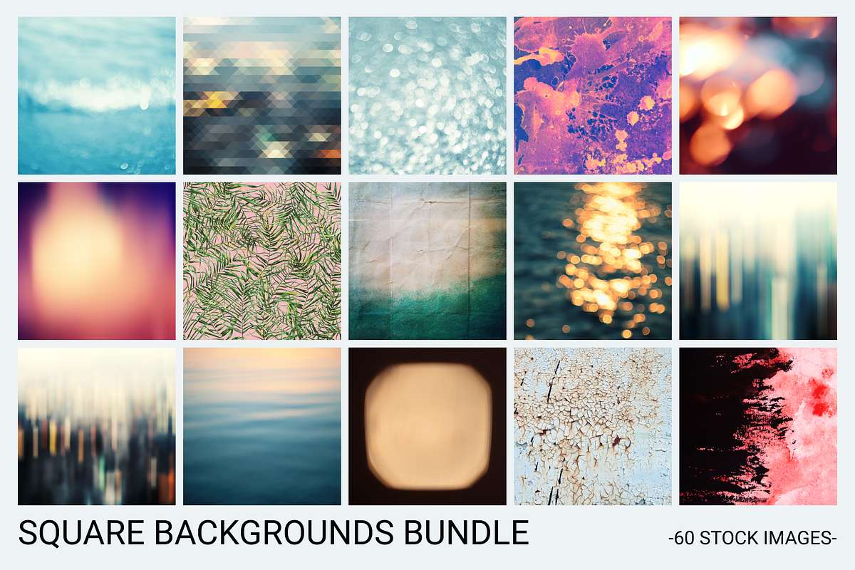 Square backgrounds bundle, an Abstract Photo by EkaterinaPlanina (Photo 1 of 4)