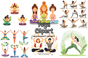 Prompt Yoga Clipart, a Person Illustration by Creative design (Thumbnail 1 of 7)