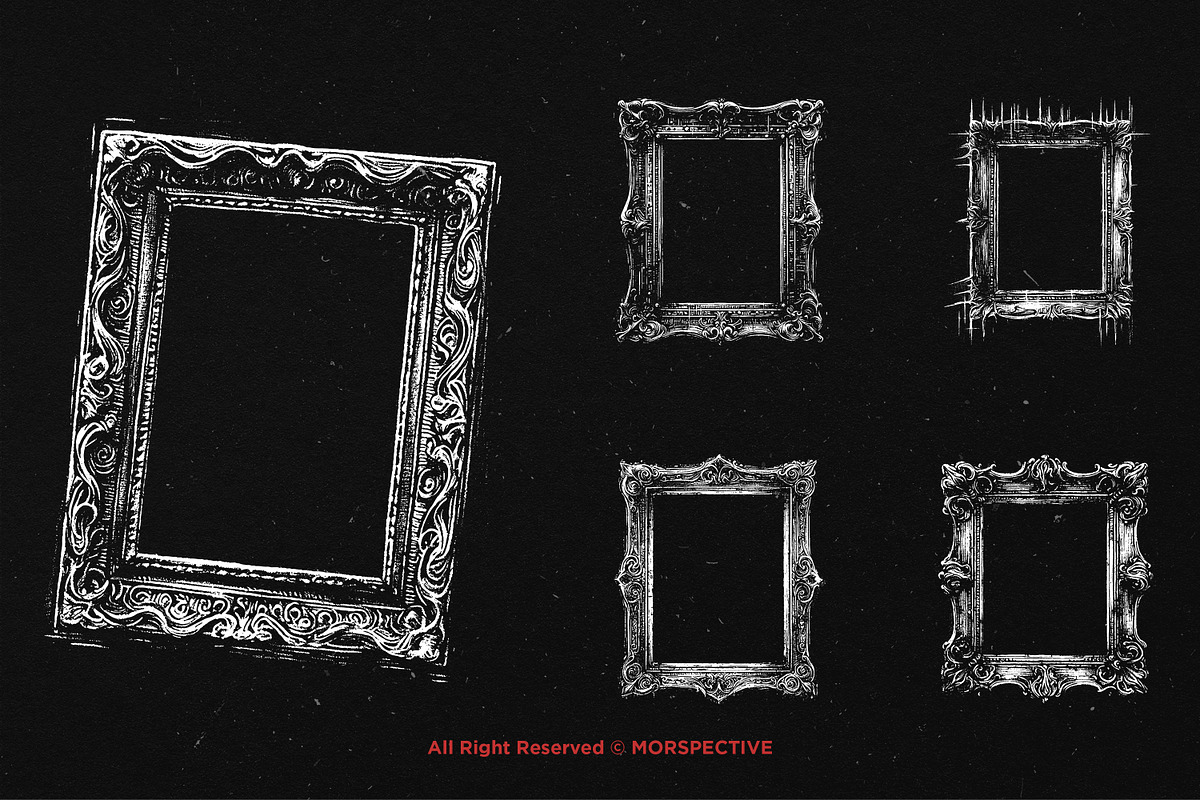 10 Bundle Dark Art Frame Vintage, an Illustration by Morspective (Photo 5 of 7)