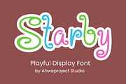 Starby - Playful Display, a Symbol Font by ahweproject (Thumbnail 1 of 9)