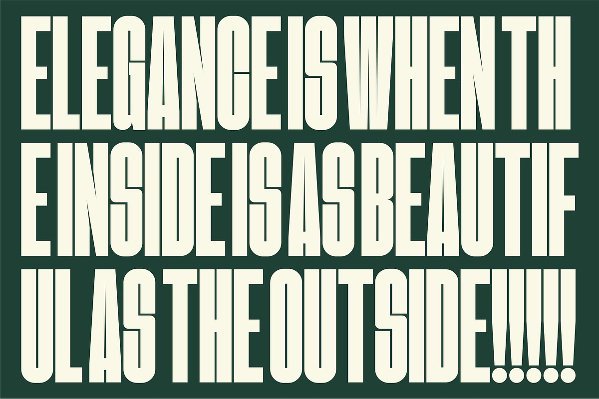 Quinton | Ultra Condensed Font preview 4