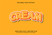 Cute Cream Text Effects Bundle, a Layer Style Add-On by WM48 Shop (Thumbnail 3 of 10)