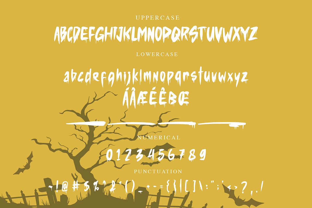 HOMEMAM - Halloween Font, a Font by NTC Graphic (Photo 4 of 5)