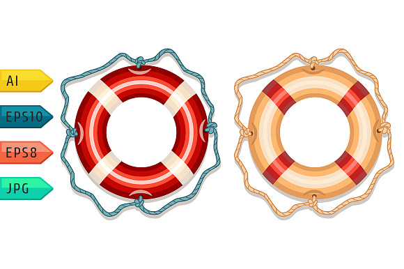 Help Icons With Life Rings.
