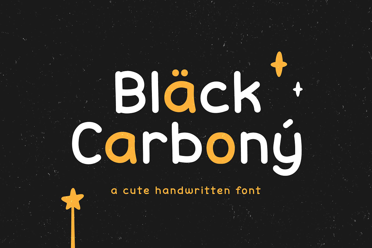 Black Carbony, a Sans Serif Font by Kang1993 (Photo 1 of 7)