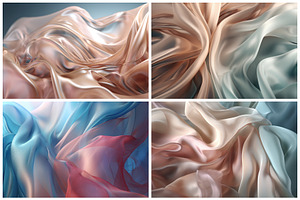 24 Soft Silk Fabric Backgrounds