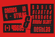 Nechlas Font, a Sans Serif Font by Glyphminds Studios (Thumbnail 4 of 9)