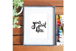 Styled flat lay mockup 3