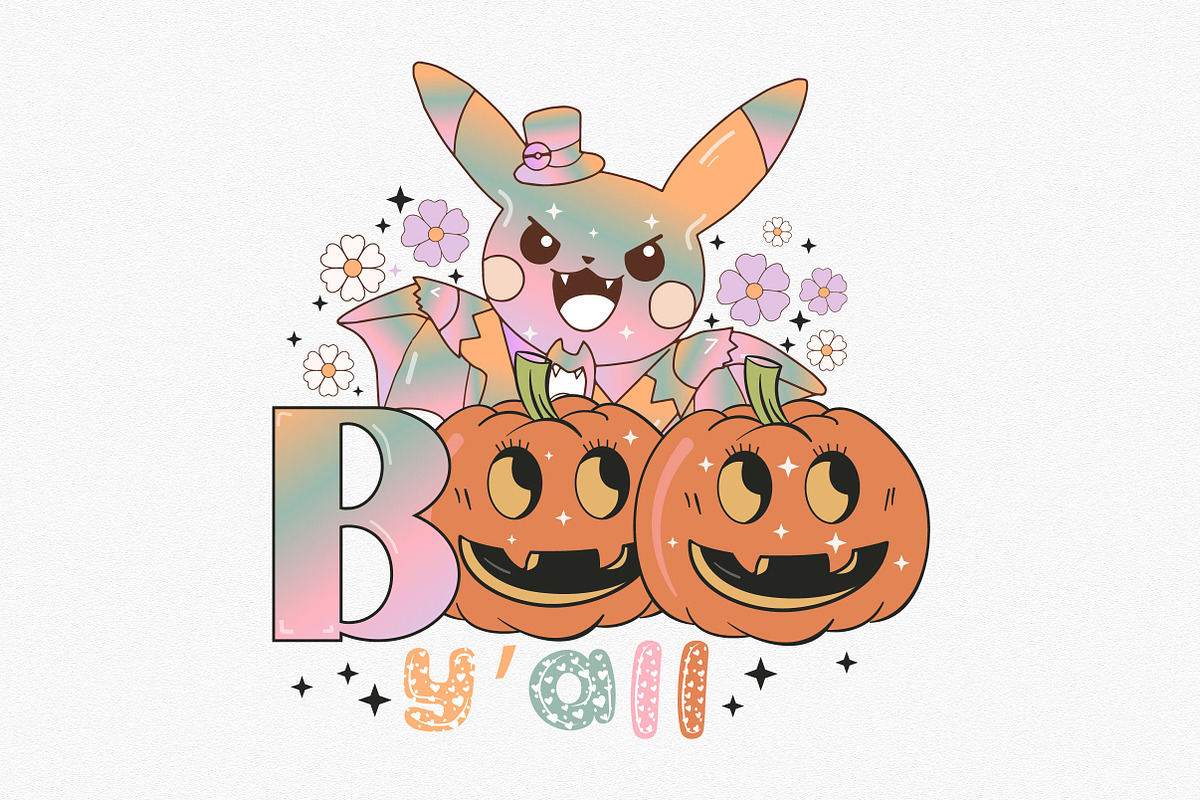 Halloween Sublimation Design Bundle, a Work Illustration by CreationArt (Photo 3 of 19)