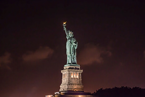 New york city containing new york city, united states of america, and statue