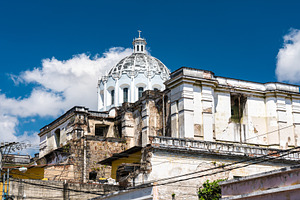 San Francisco Church in Guatemala Ci, an Architecture Photo by Leonid Andronov