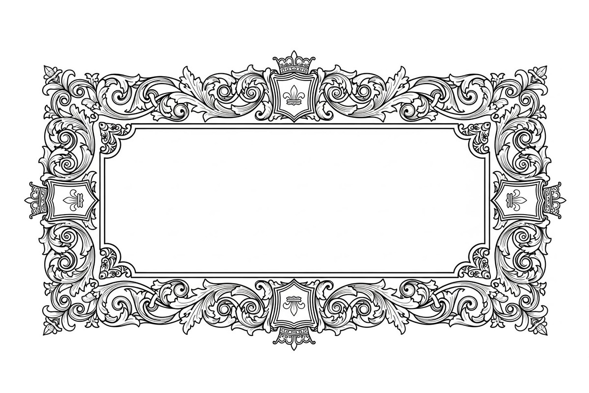 Vintage Rectangle Frame SVG Bundle, an Illustration by Designs_River (Photo 3 of 31)