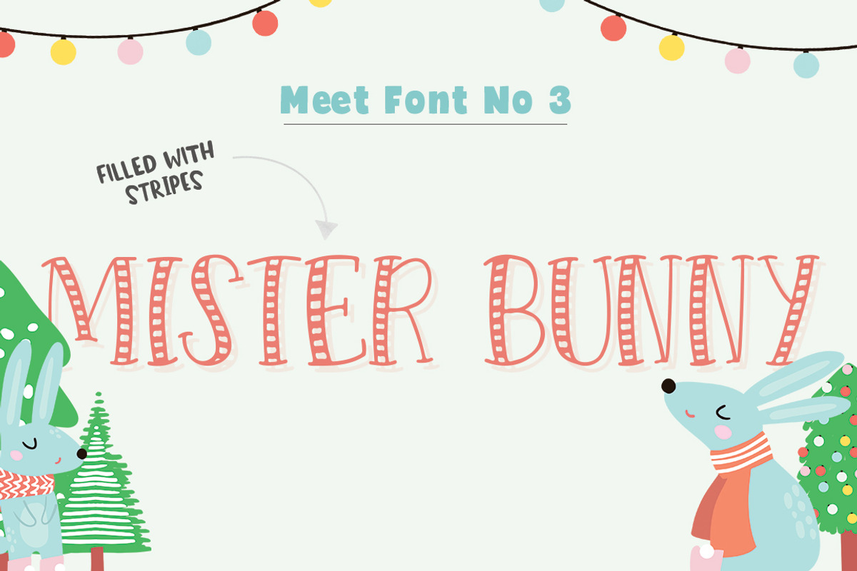 Forest Creatures Font Trio preview 5